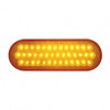 40 LED Oval Turn Signal Light - Amber LED/Amber Lens (Bulk)