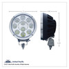 7 High Power 3-Watt LED 7" Driving Light - 1300 Lumens