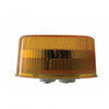 9 LED 2" Round Reflector Light (Clearance/Marker) - Amber LED/Amber Lens