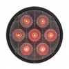7 LED 4" Round Competition Series Light (Stop, Turn & Tail) - Red LED/Clear Lens (Bulk)