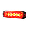 6 High Power LED "Competition Series" Slim Warning Light - Red
