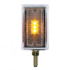 39 LED Reflector Double Face Turn Signal Light (Passenger) - Amber & Red LED/Clear Lens