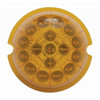 17 LED Watermelon Reflector Cab Light - Amber LED/Amber Lens (Bulk)