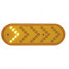 35 LED Reflector Oval Sequential Turn Signal Light - Amber LED/Amber Lens (Bulk)