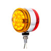 15 LED 3" Reflector Double Face Light - Amber & Red LED/Amber & Red Lens