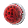 17 LED Dual Function Watermelon Clear Reflector Flush Mount Kit With Low Profile Bezel -Red LED & Lens