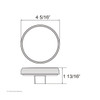 19 LED 4" Round Reflector Light (Stop, Turn & Tail) - Red LED/Clear Lens