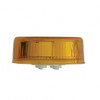 9 LED 2-1/2" Round Pure Reflector Light (Clearance/Marker) - Amber LED/Amber Lens