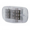 14 LED Rectangular Light (Clearance/Marker) - Amber LED/Clear Lens (Bulk)