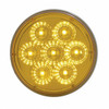 7 LED 4" Reflector Turn Signal Light - Amber LED/Amber Lens
