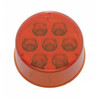 7 LED 2" Round Light (Clearance/Marker) - Red LED/Red Lens
