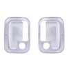 Chrome Door Handle Trim Cover Set for Peterbilt & Kenworth (2005+)- Pair (Driver & Passenger)