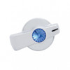 A/C Knob For Freightliner (Older Model) - Blue Crystal