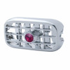 A/C Vent With Purple Crystal For Peterbilt (2006+)
