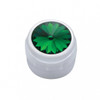 Delphi Radio Knob With Green Crystal