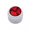 Delphi Radio Knob With Red Crystal