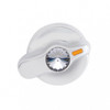 Signature Series A/C Control Knob With Color Crystal For International Trucks - Clear Crystal