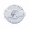 Chrome Plastic A/C Control Knob For Peterbilt - Indented