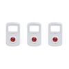 Rocker Switch Cover For Kenworth/Peterbilt - Red Diamond (Card of 3)