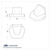 International Hood Latch Base Cover - Top Hood Side (Card of 2)