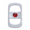 Rocker Switch Cover With Red Crystal For Freightliner (3 Pack)