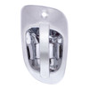 6 White LED Chrome Door Handle Cover for Freightliner - Passenger
