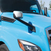 Chrome Hood Mirror With Heated Lens For 2018-2022 Freightliner Cascadia - Driver