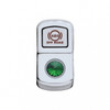 "ABS Off Road" Rocker Switch Cover With Green Diamond