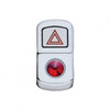 "Hazard" Rocker Switch Cover With Red Diamond