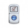 "Load Light" Rocker Switch Cover With Blue Diamond