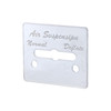 Stainless Steel Switch Plate For Peterbilt 359 - Air Suspension