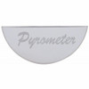Peterbilt Gauge Plate - Pyrometer