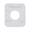 Kenworth Stainless Switch Plate - Mirror Light