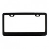 Black Wide Bottom 2 Hole License Plate Frame