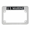 "U.S. Marine" Motorcycle License Plate Frame
