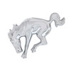 Chrome Bucking Horse Emblem