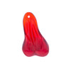 8-1/4" Tall Large Low-Hanging Rubber Balls With Light Cutout - Red