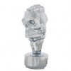 Chrome Skull 13/15/18 Speed Gearshift Knob With Adapter
