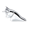 Chrome Long Horn Bull Ornament