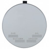 Round Visor Vanity Mirror With Service Info Markers