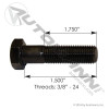 Cap Screw 3/8in-24 X 1-1/2in GR8