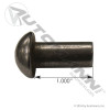 Steel Rivet Round Head 7/16in X 1in 50pk