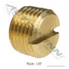 Slotted Plug 1/8NPT