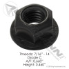 Flanged Lock Nut 7/16in-14