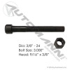 Center Bolt 3/8in X 3in