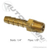 Hose Fittings 1/4in Barb X 1/8in Pipe