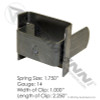 Spring Repair Clip with Cap 1-3/4in