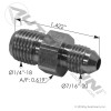 Steel Adapter JIC Male/NPTF Male