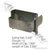 Spring Repair Clip with Cap 2-1/4in