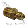 Male Connector 1/8in SAE X 1/8in Pipe
